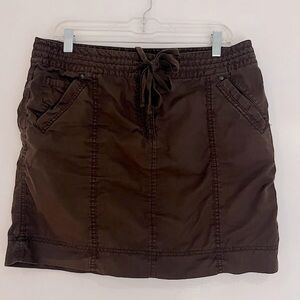 Loft mini skirt dark brown size 12